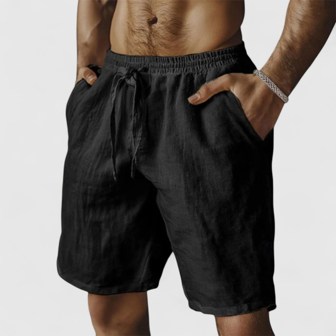 Ash - Relaxed Fit Shorts with Drawstring Waist for Resort Comfort