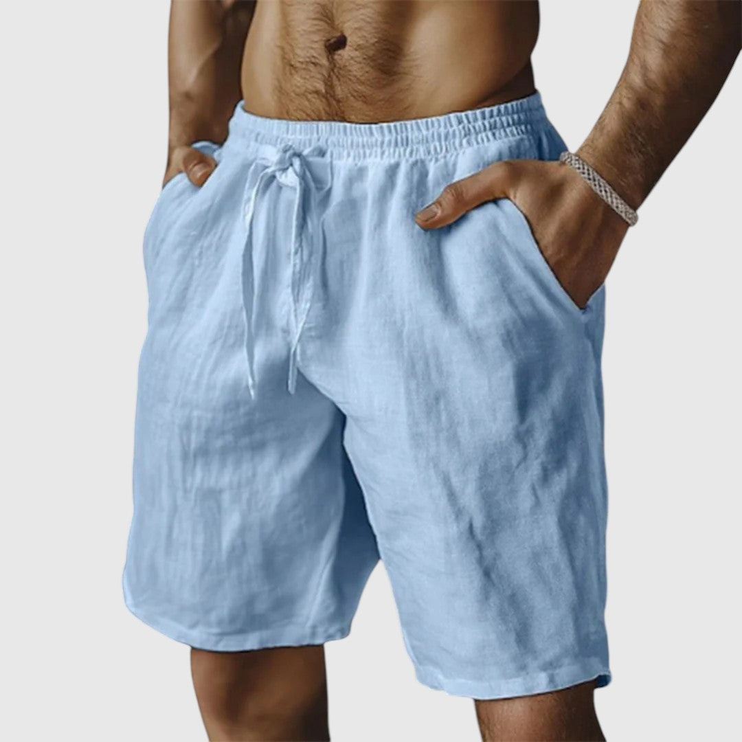 Ash - Relaxed Fit Shorts with Drawstring Waist for Resort Comfort
