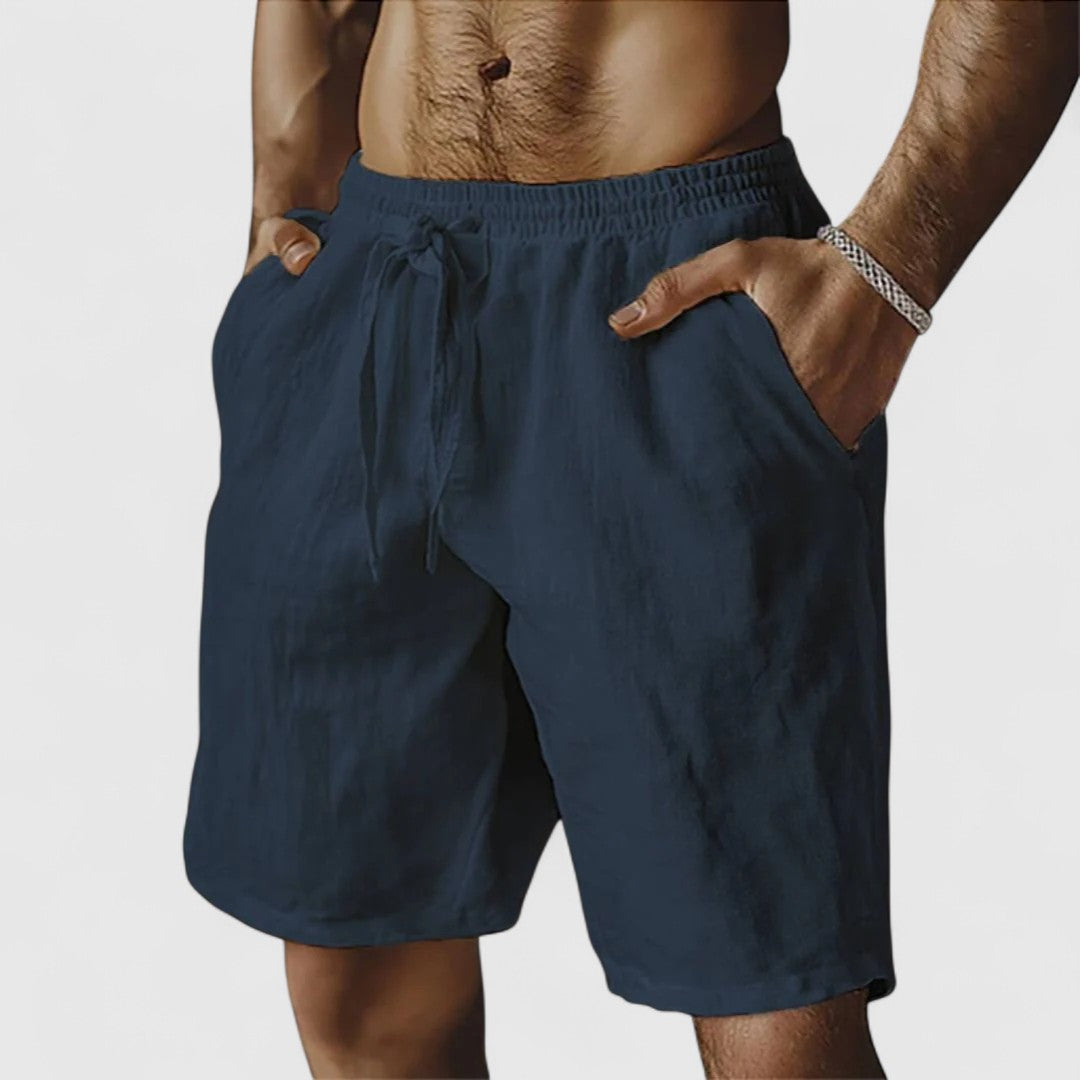 Ash - Relaxed Fit Shorts with Drawstring Waist for Resort Comfort