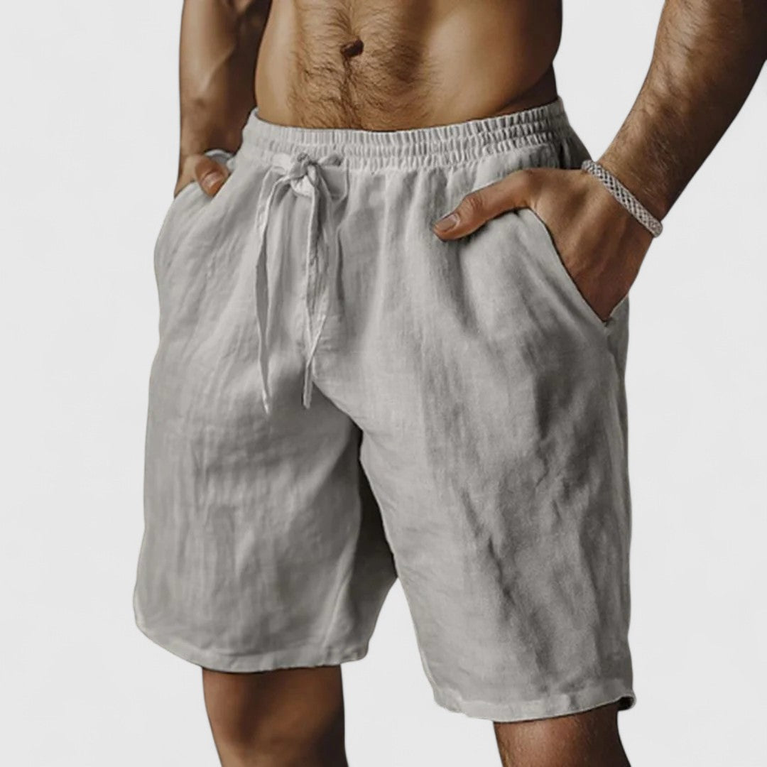 Ash - Relaxed Fit Shorts with Drawstring Waist for Resort Comfort
