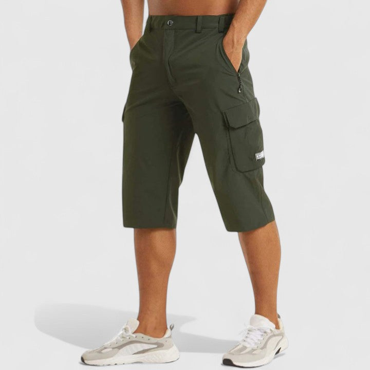Damien - Cargo Capri Pants with Utility Pockets for Casual Comfort