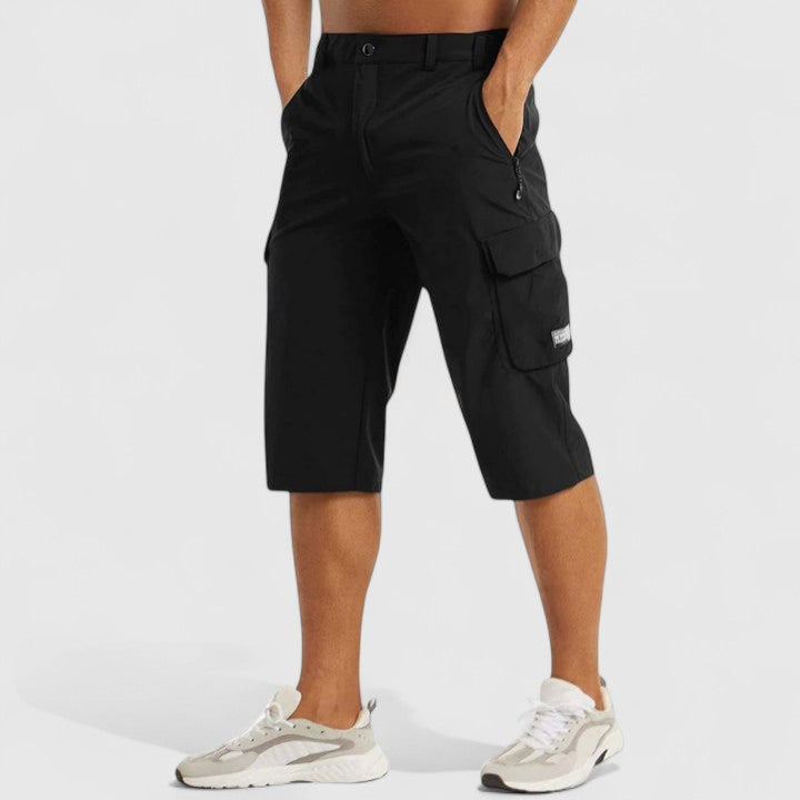 Damien - Cargo Capri Pants with Utility Pockets for Casual Comfort