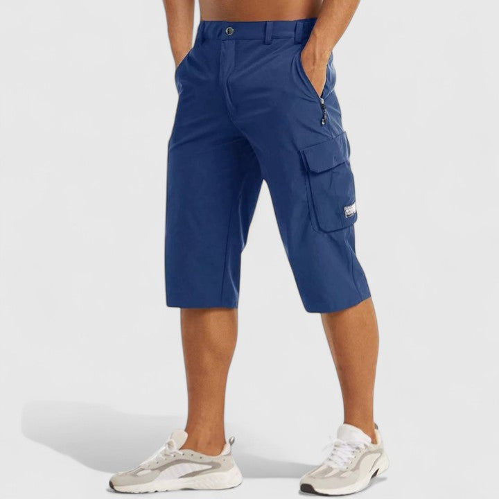 Damien - Cargo Capri Pants with Utility Pockets for Casual Comfort