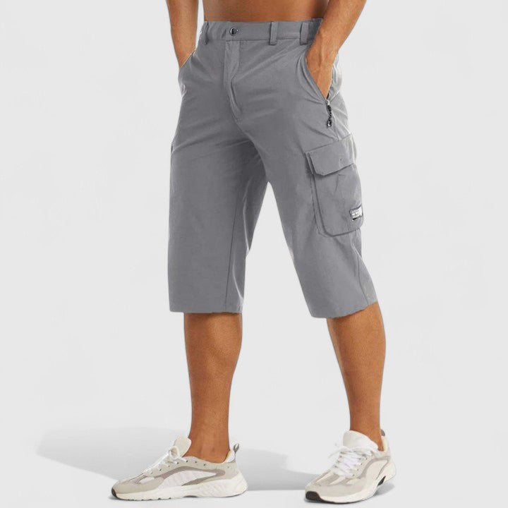 Damien - Cargo Capri Pants with Utility Pockets for Casual Comfort