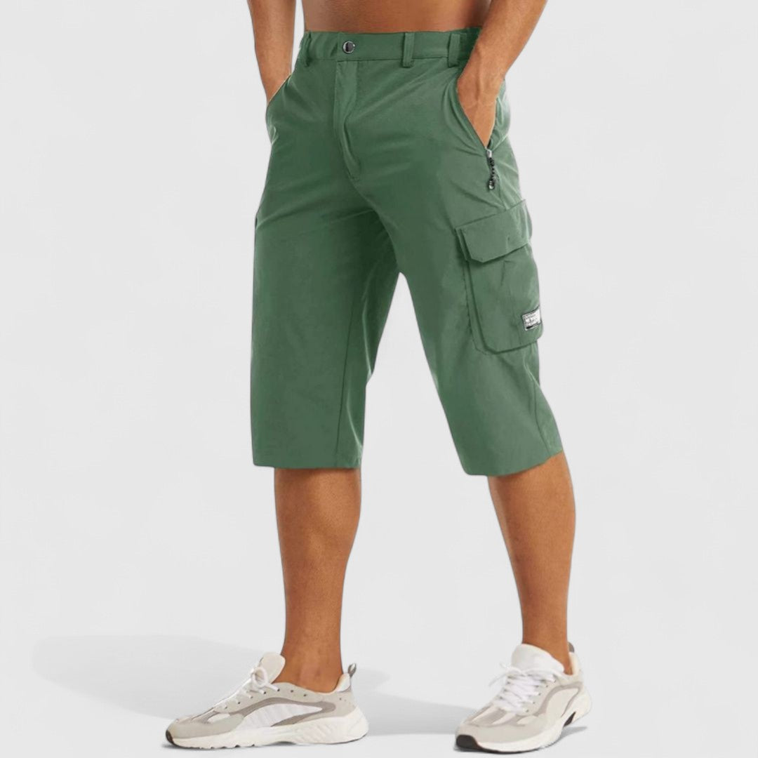 Damien - Cargo Capri Pants with Utility Pockets for Casual Comfort