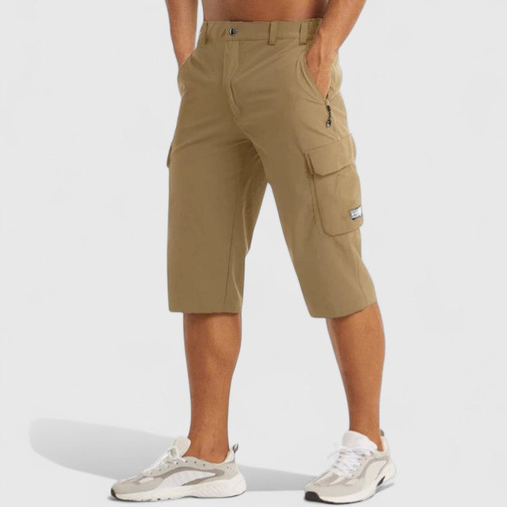 Damien - Cargo Capri Pants with Utility Pockets for Casual Comfort