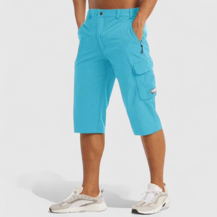 Damien - Cargo Capri Pants with Utility Pockets for Casual Comfort