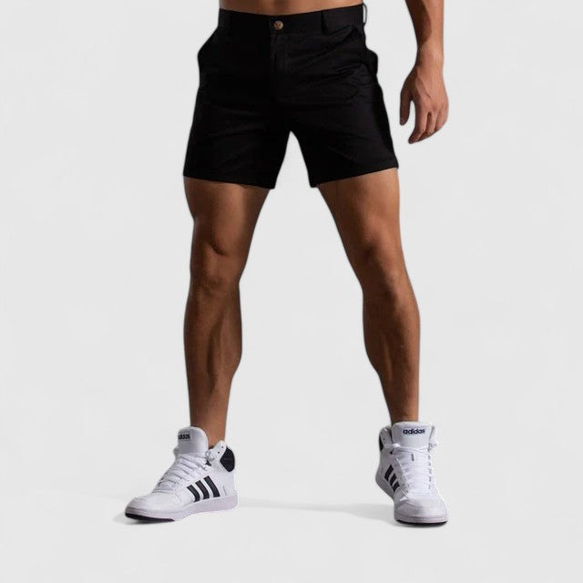 Chris - Tailored Shorts with Mid-Thigh Cut for Smart Summer Looks