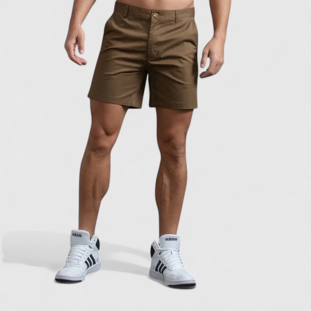 Chris - Tailored Shorts with Mid-Thigh Cut for Smart Summer Looks