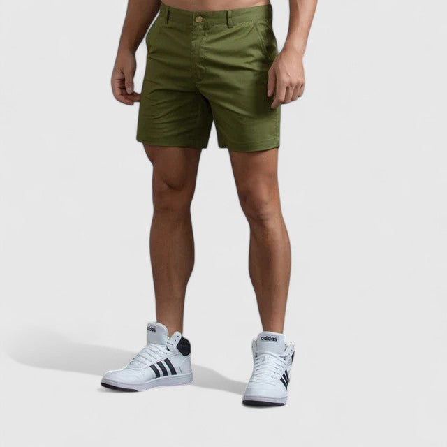Chris - Tailored Shorts with Mid-Thigh Cut for Smart Summer Looks