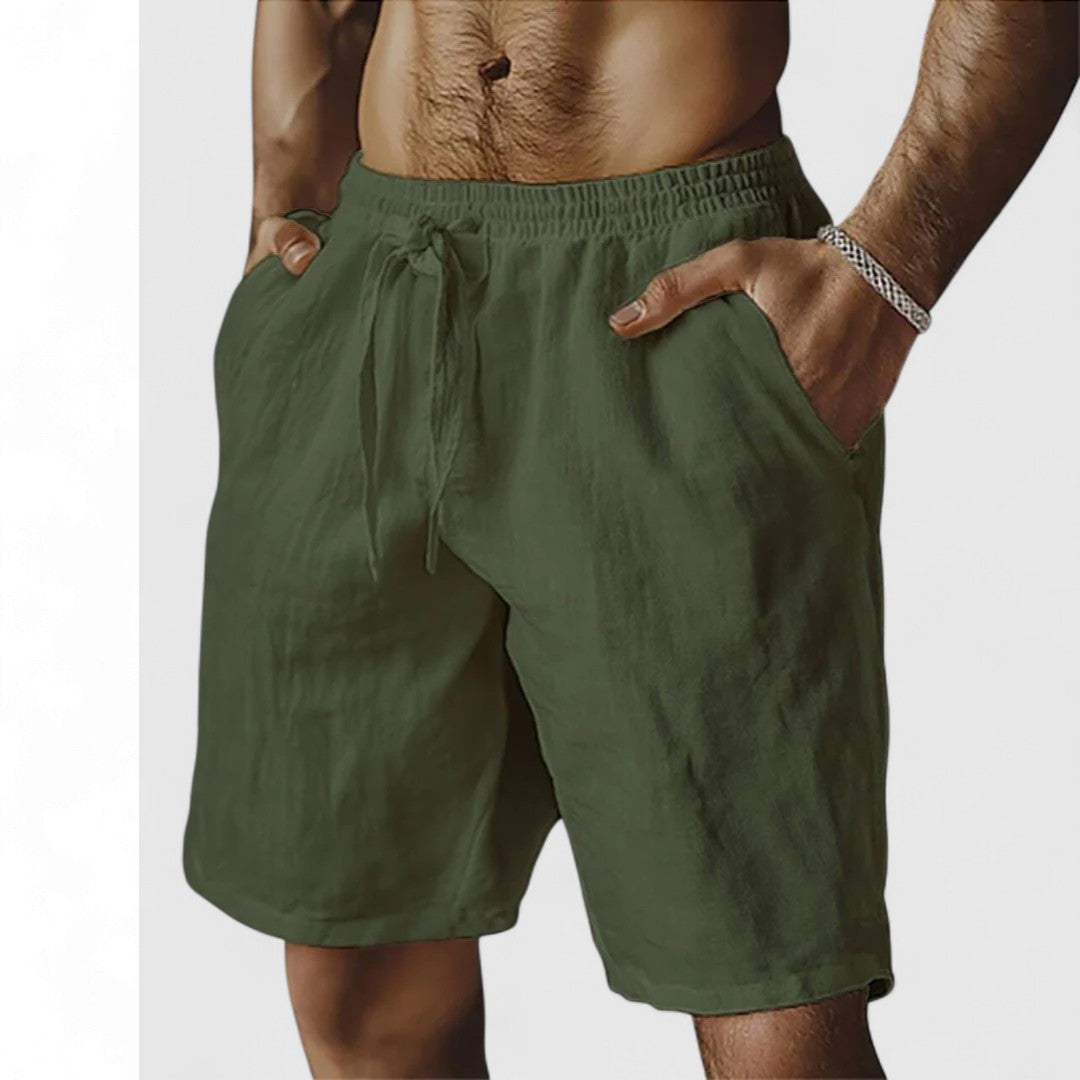 Ash - Relaxed Fit Shorts with Drawstring Waist for Resort Comfort