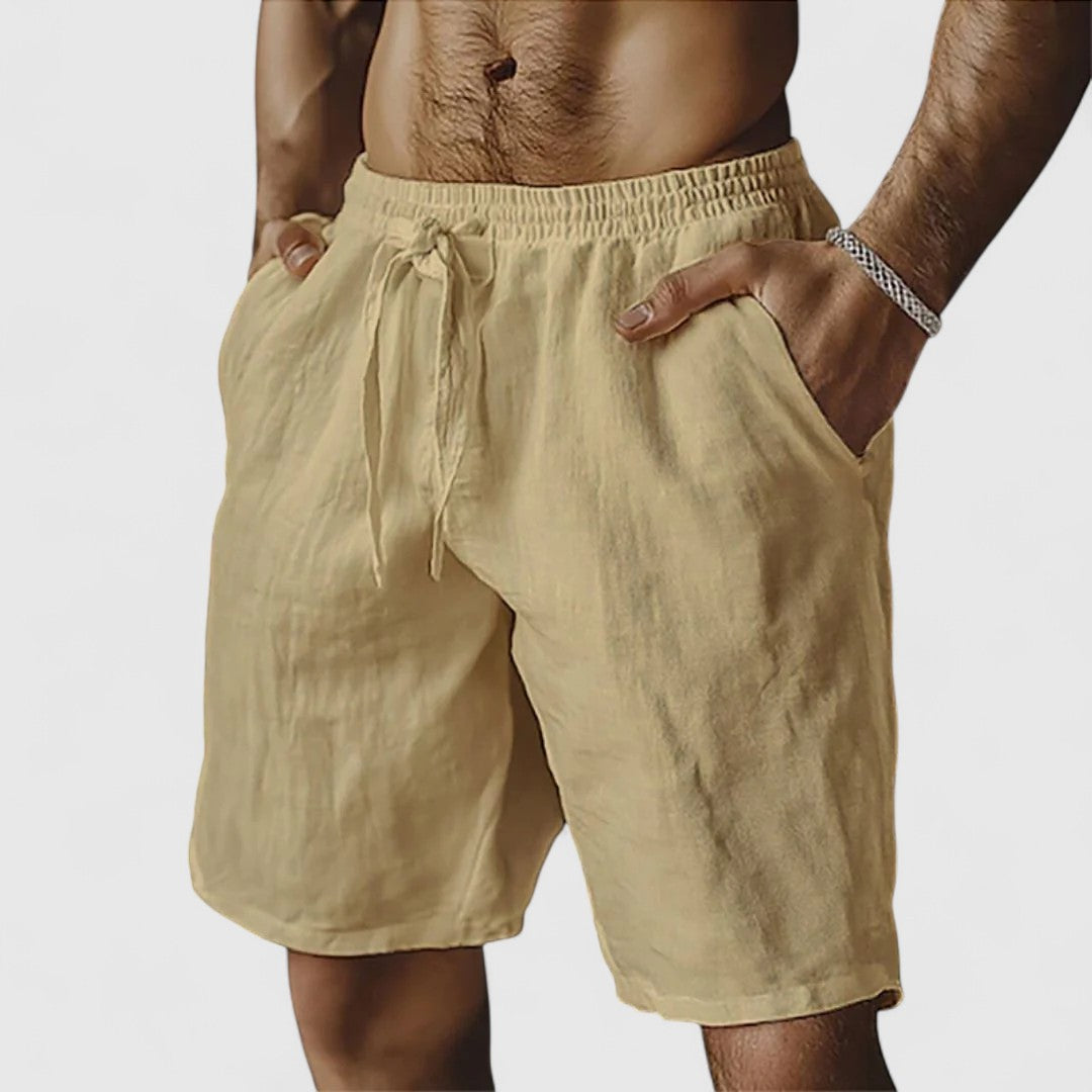 Ash - Relaxed Fit Shorts with Drawstring Waist for Resort Comfort