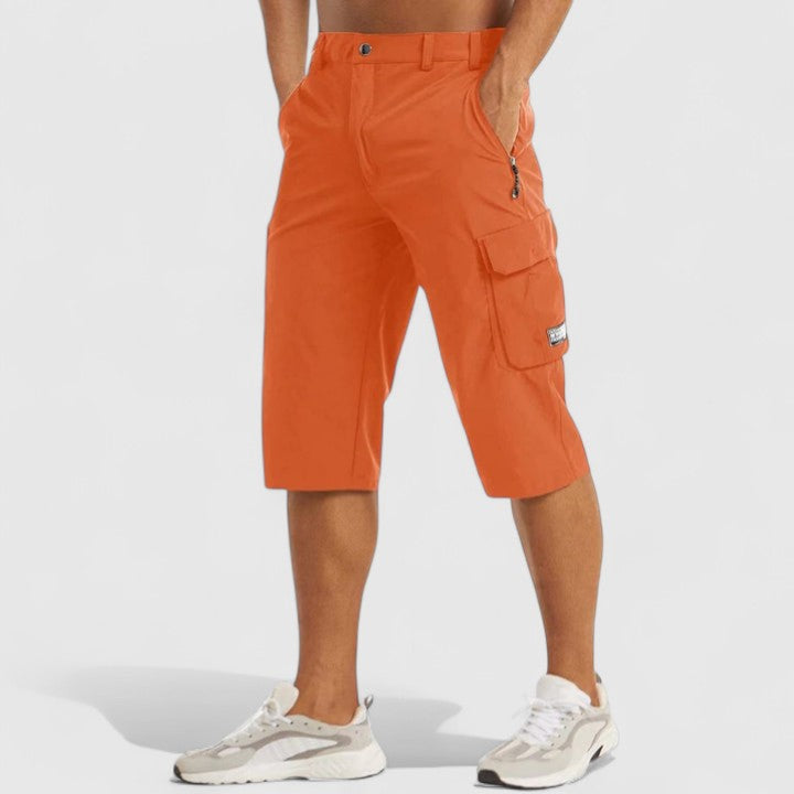 Damien - Cargo Capri Pants with Utility Pockets for Casual Comfort